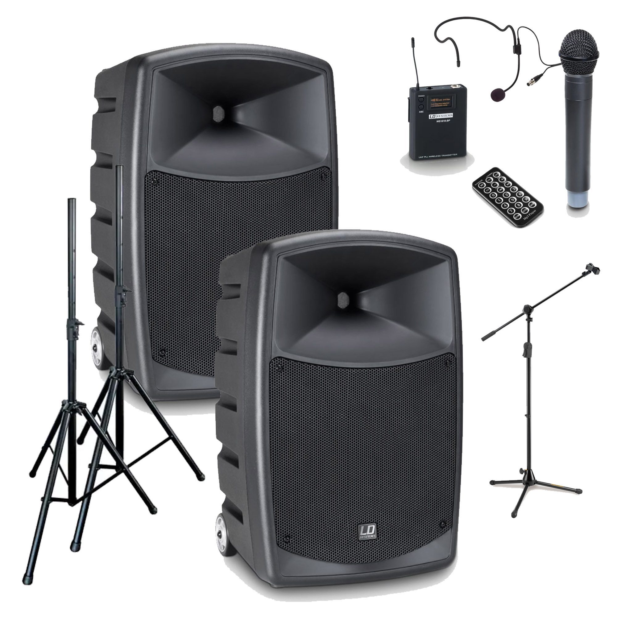 PA System Speaker Package (2 x 480W UD) Hire from Queensland Hire