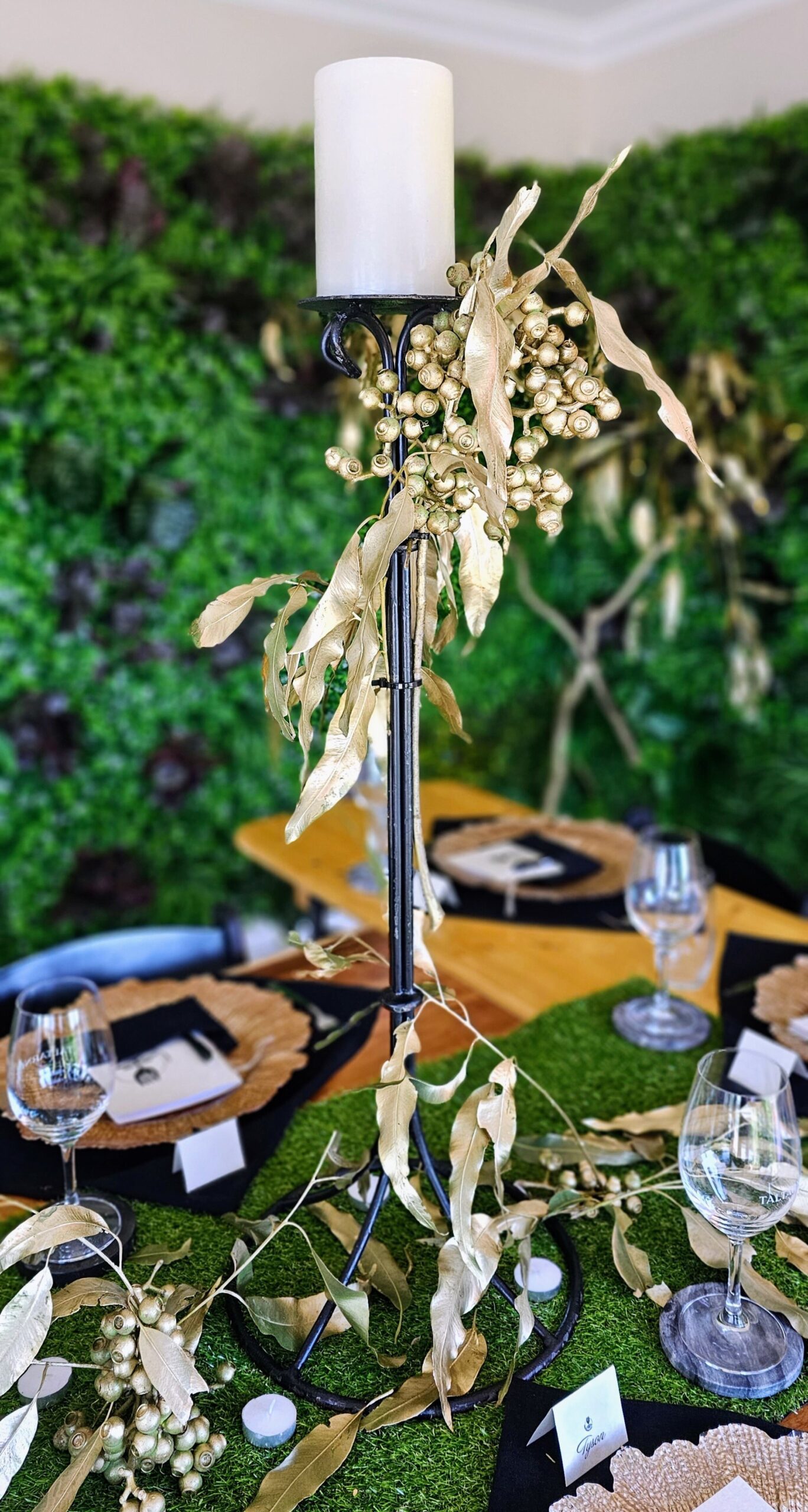 Candlestick Centrepiece Hire from Queensland Hire Est. 1980