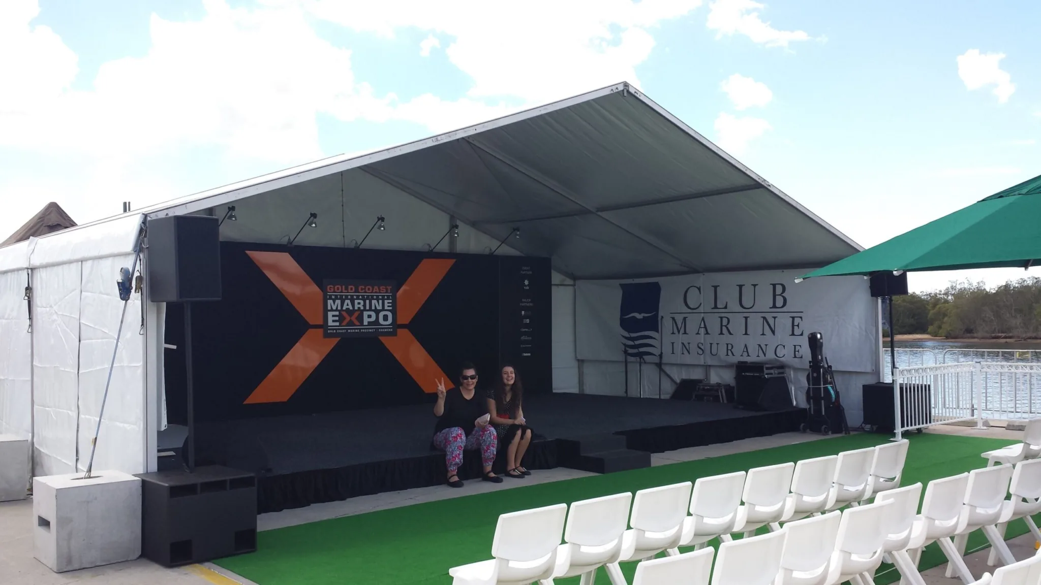 Stage with Marquee Cover Hire from Queensland Hire | Est. 1980