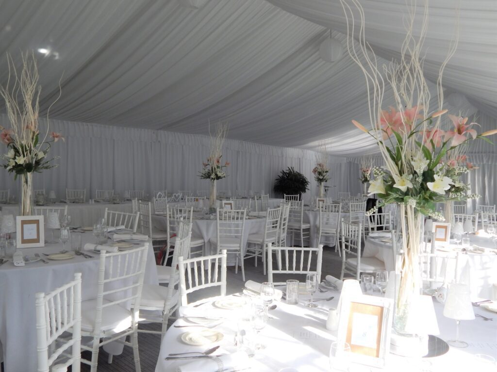 Banquet Table Round 1.2m Hire from Queensland Hire Est. 1980