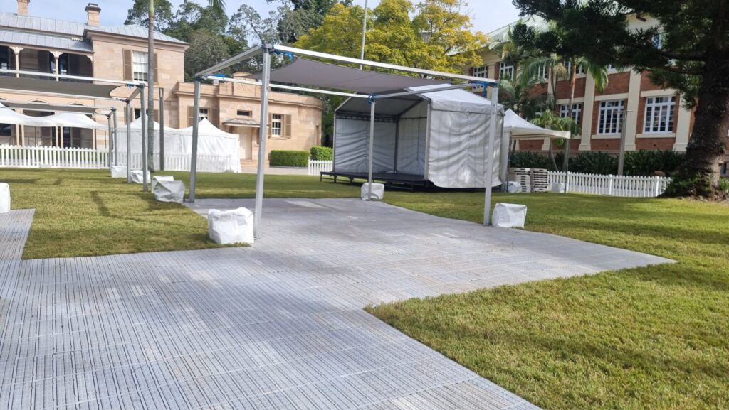 Shade Sail 4m x 4m Hire from Queensland Hire Est. 1980