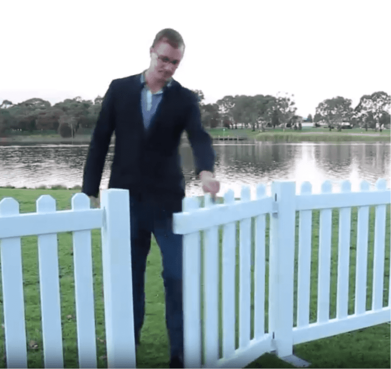 Picket Fence Gate 1m Hire from Queensland Hire Est. 1980