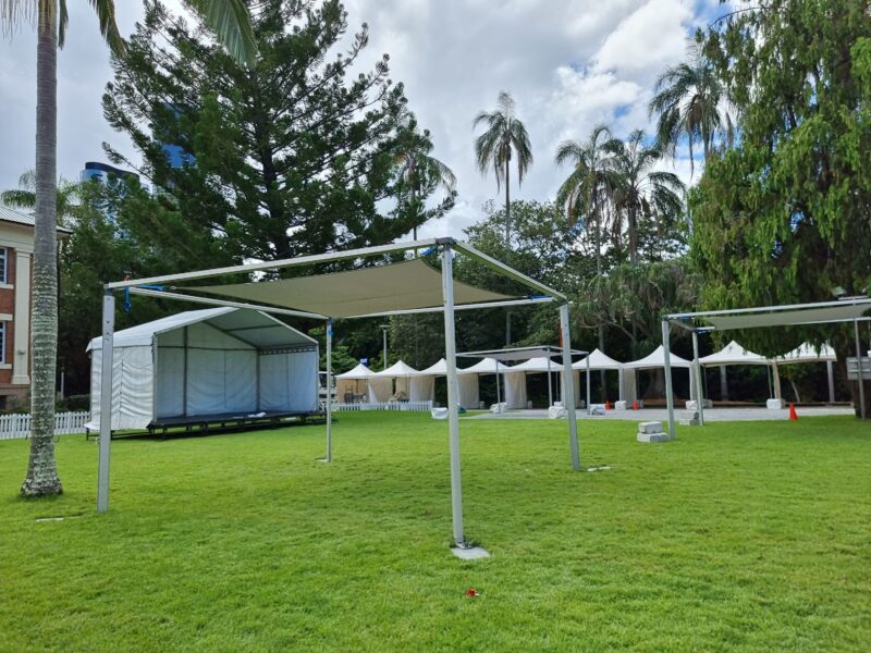 Shade Sail 6m x 6m Hire from Queensland Hire Est. 1980